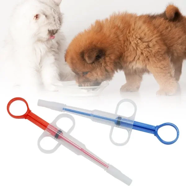Pet Feeding Syringe Pet Drug Tablet Pusher Cats Dogs Medicine Water Syringes Feeder Supplies Can Clip Pills Cats Dogs Pet Feeder - Image 3
