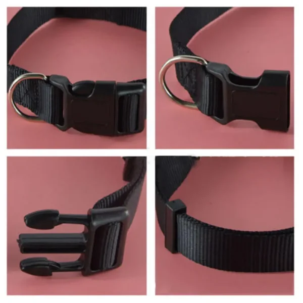 Adjustable Dog Puppy Cat Pet Safety Nylon Necklace Breakaway Quick Release Buckle Neck Collar Dog Supplies - Image 4
