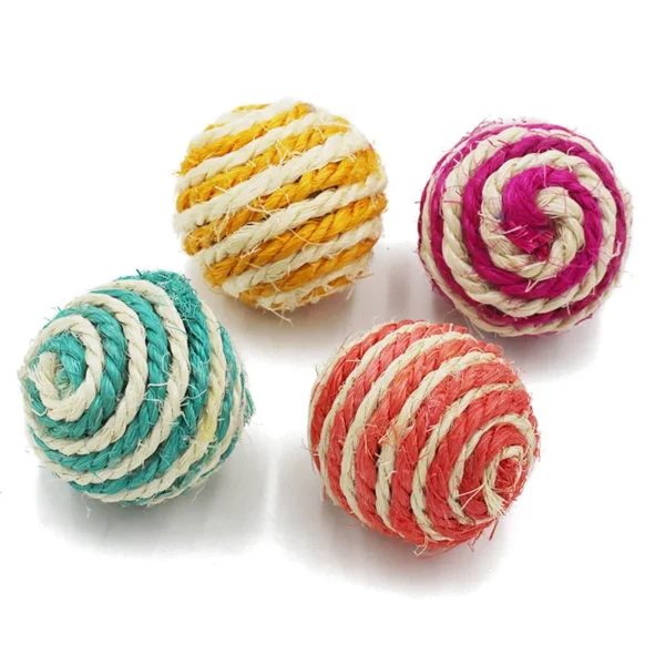 Cat Toys Sword Hemp Ball Scratch-resistant Toys Bite-resistant Bite-relieving Boredom Cat Ball Cat Toys Pet Supplies - Image 3