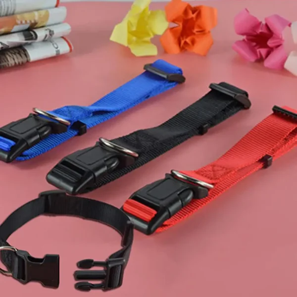 Adjustable Dog Puppy Cat Pet Safety Nylon Necklace Breakaway Quick Release Buckle Neck Collar Dog Supplies - Image 5