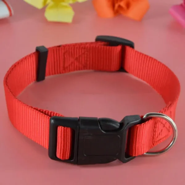 Adjustable Dog Puppy Cat Pet Safety Nylon Necklace Breakaway Quick Release Buckle Neck Collar Dog Supplies - Image 2