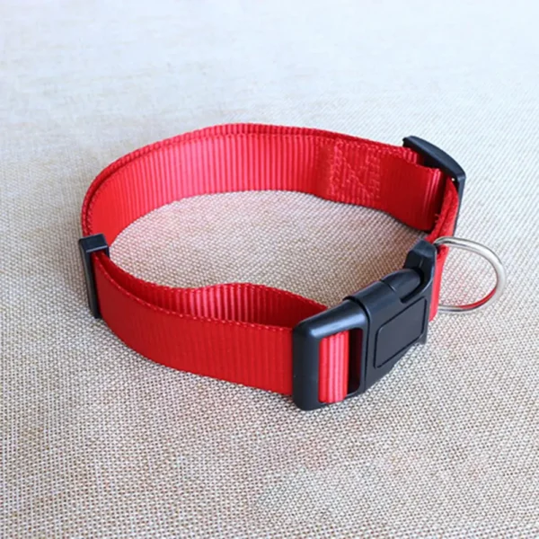 Adjustable Dog Puppy Cat Pet Safety Nylon Necklace Breakaway Quick Release Buckle Neck Collar Dog Supplies - Image 3